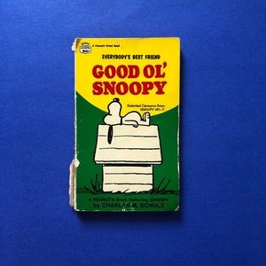 VINTAGE 1968 Good OL' Snoopy Peanuts Book